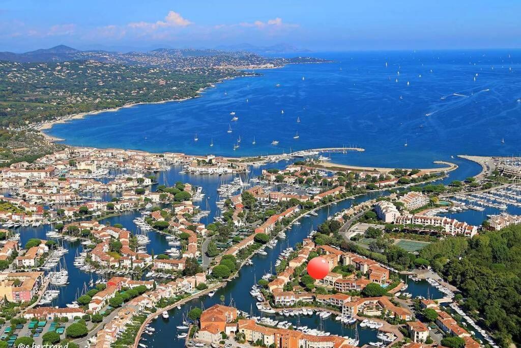 2 Bedrooms, 15 Min Walk To Beach, Ac, Pool & Fiber Internet In A Quiet, Private Gated Domain 5Kms To St Tropez Cogolin Luaran gambar